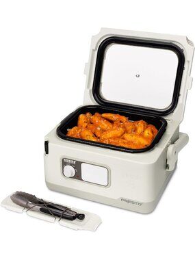 8-Quart Portable Slow Cooker for Travel, Camping & Family Meals - Easy to Use
